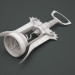 3D Çift salıncaklı tirbuşon modeli satın - render