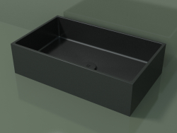 Countertop washbasin (01UN31101, Deep Nocturne C38, L 60, P 36, H 16 cm)