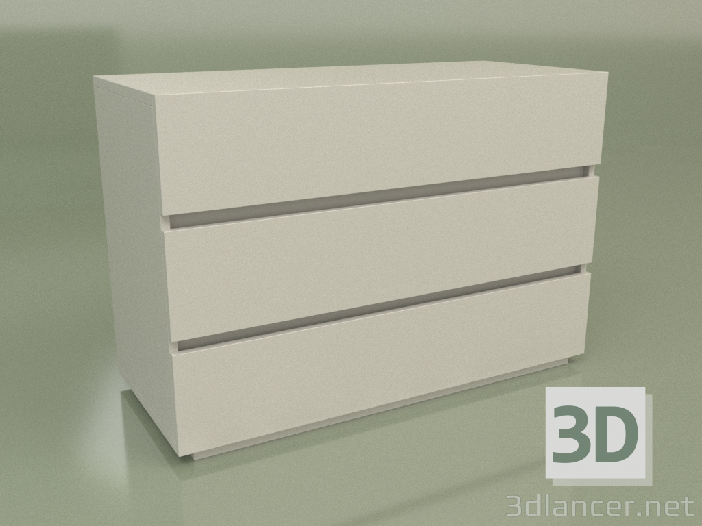 3d model Chest of drawers Mn 300 (Ash) - preview