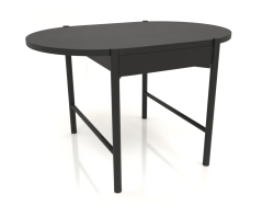 Table à manger DT 09 (1200x820x754, bois noir)