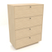 3d model Chest of drawers TM 15 (800x400x1076, wood white) - preview