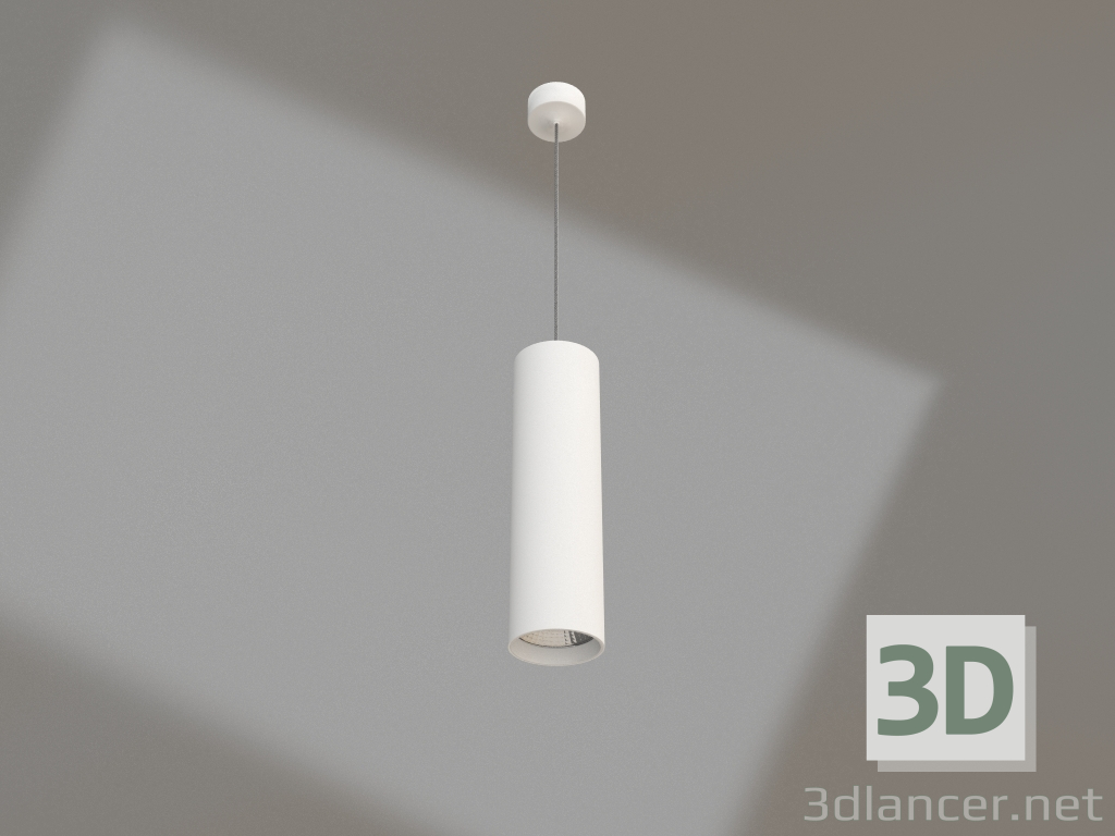 3D Modell Lampe SP-POLO-HANG-LONG300-R85-15W Warm3000 (WH-WH, 40°) - Vorschau
