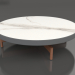 modèle 3D Table basse ronde Ø90x22 (Anthracite, DEKTON Aura) - preview