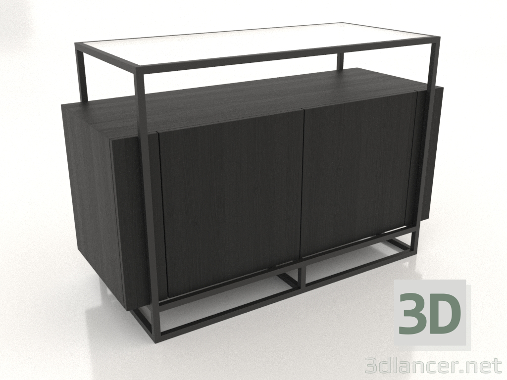 modèle 3D Commode 2 (noir RAL 9005) - preview