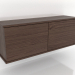Modelo 3d Prateleira suspensa SHELF 1000 mm (nogueira escura) - preview