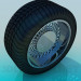 3d model Tire and wheel - preview