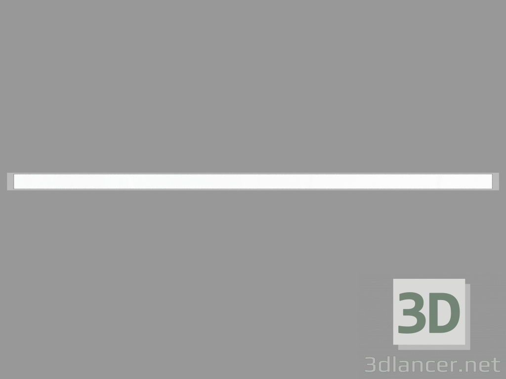 3D Modell Wandeinbauleuchte RUNNER 1000mm (S7025W) - Vorschau