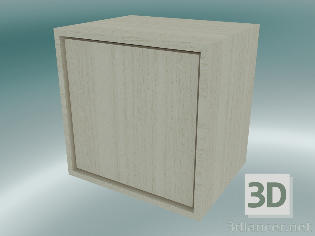 3d model Sistema de almacenamiento modular apilado (medio con puerta) - vista previa