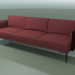 3d model 3-seater sofa 5243 (Wenge) - preview
