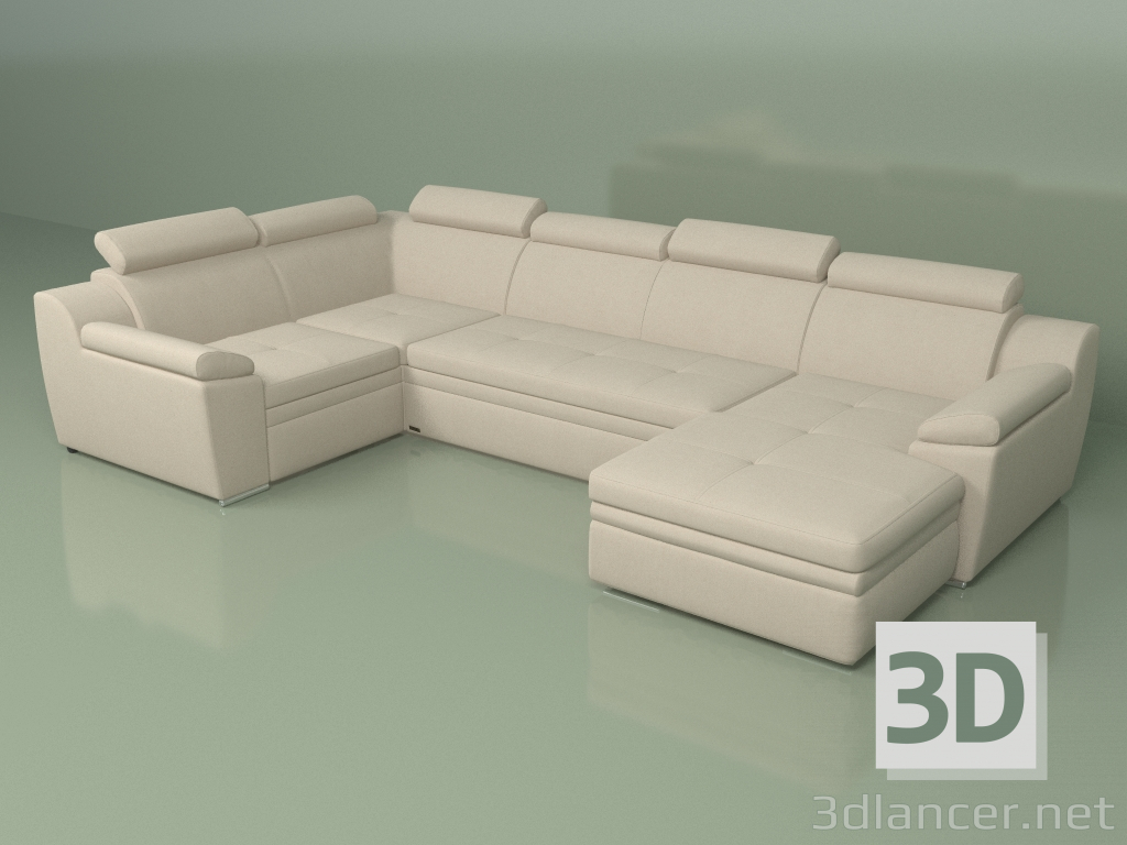 3d model Modular sofa Nelson - preview