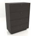 3d model Chest of drawers TM 15 (800x400x1076, wood brown dark) - preview