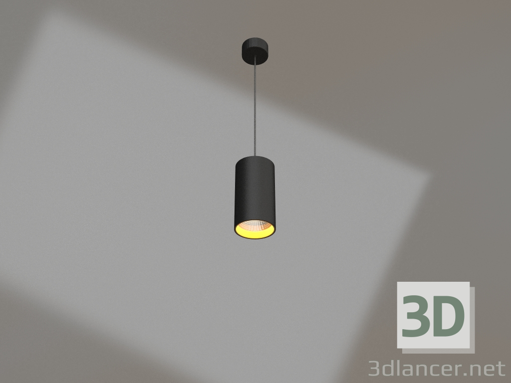 modello 3D Lampada SP-POLO-HANG-R85-15W Bianco5000 (BK-GD, 40°) - anteprima