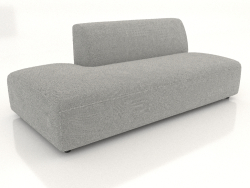 Sofa module 1 seater (L) 120 extended to the left