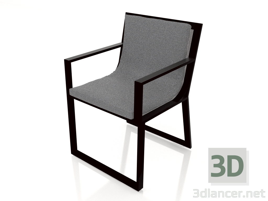 3d модель Крісло обіднє (Black) – превью