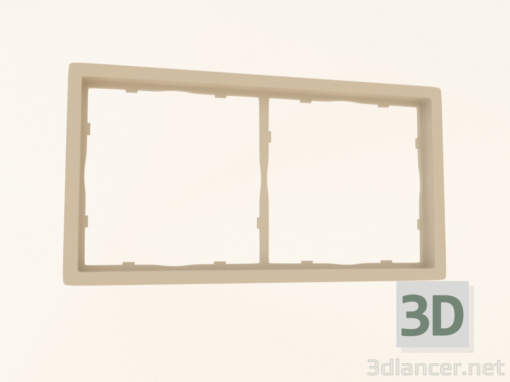 modello 3D Cornice 2-a (cashmere opaco, DA21235) R98 - anteprima