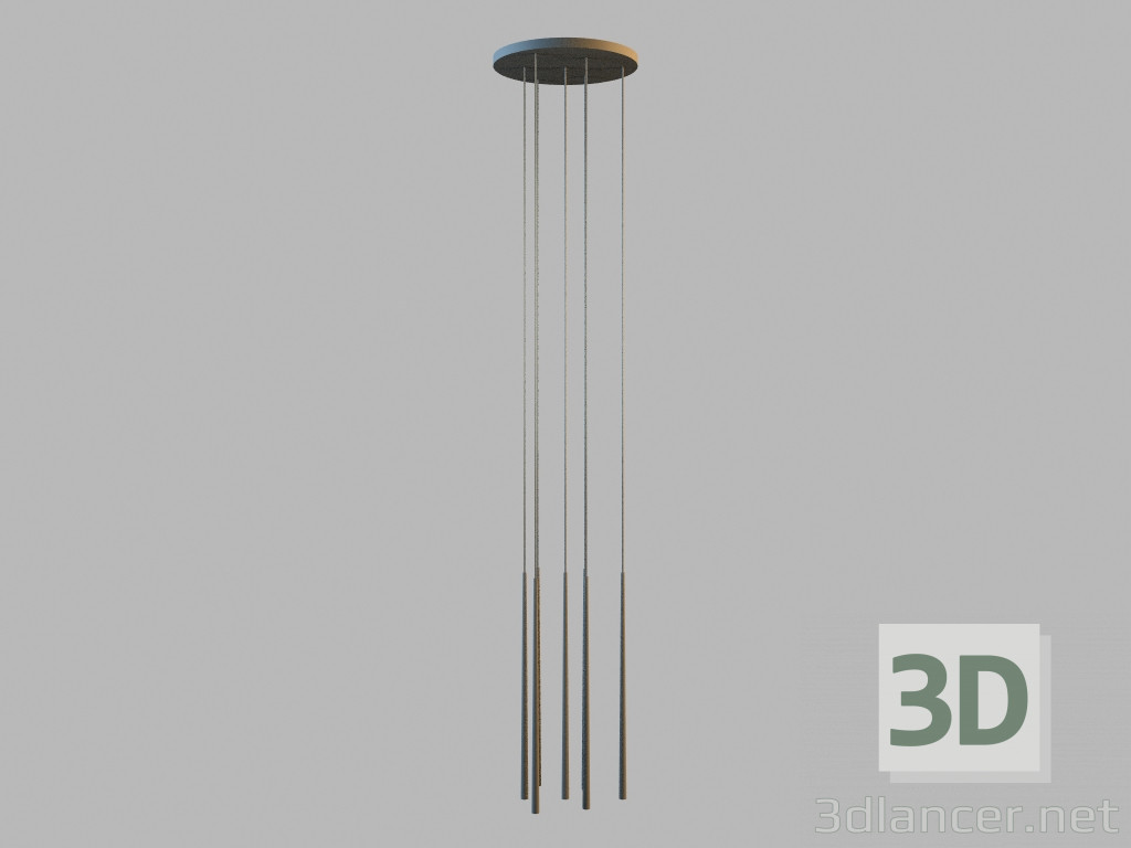 modèle 3D lampe suspendue 0914 - preview
