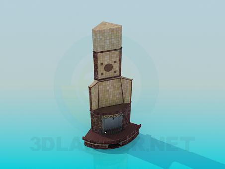 modelo 3D Chimenea - escuchar modelo 3D Chimenea - escuchar