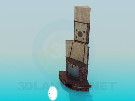 modelo 3D Chimenea - escuchar modelo 3D Chimenea - escuchar