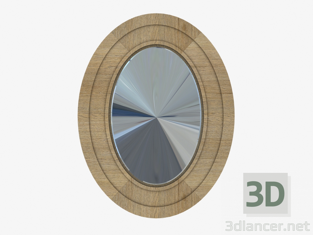 modello 3D Specchio a parete OLMETTA MIRROR (9100.1170) - anteprima