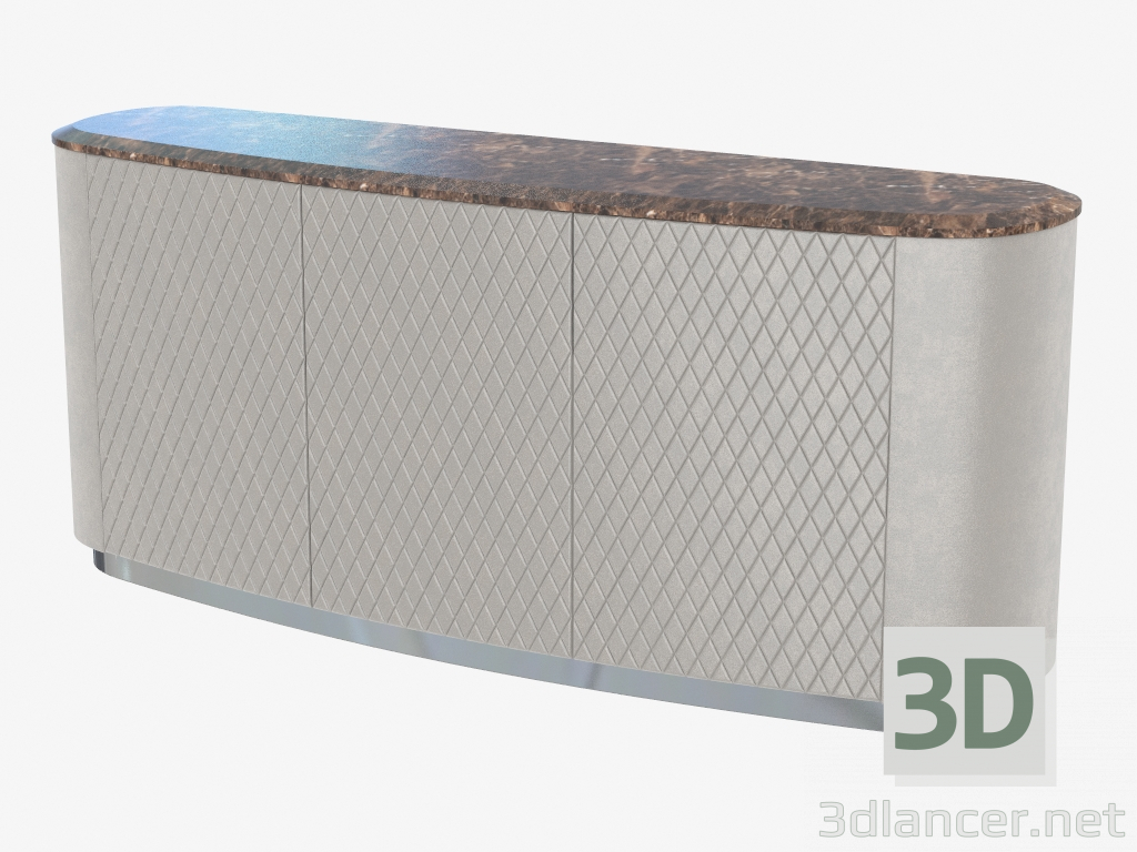 modello 3D Buffet Art Deco VOGUE - anteprima