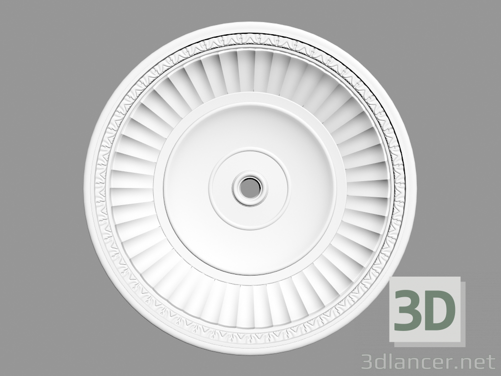 3d model Ceiling outlet (P72) - preview
