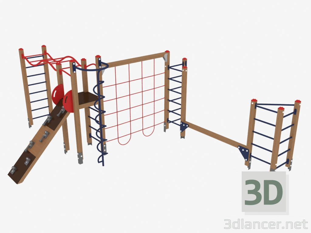 3D modeli Çocuk spor kompleksi (7821) - önizleme