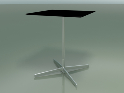Table carrée 5548 (H 72,5 - 59x59 cm, Noir, LU1)