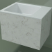 3d model Wall-mounted washbasin (02R122102, Carrara M01, L 48, P 36, H 36 cm) - preview