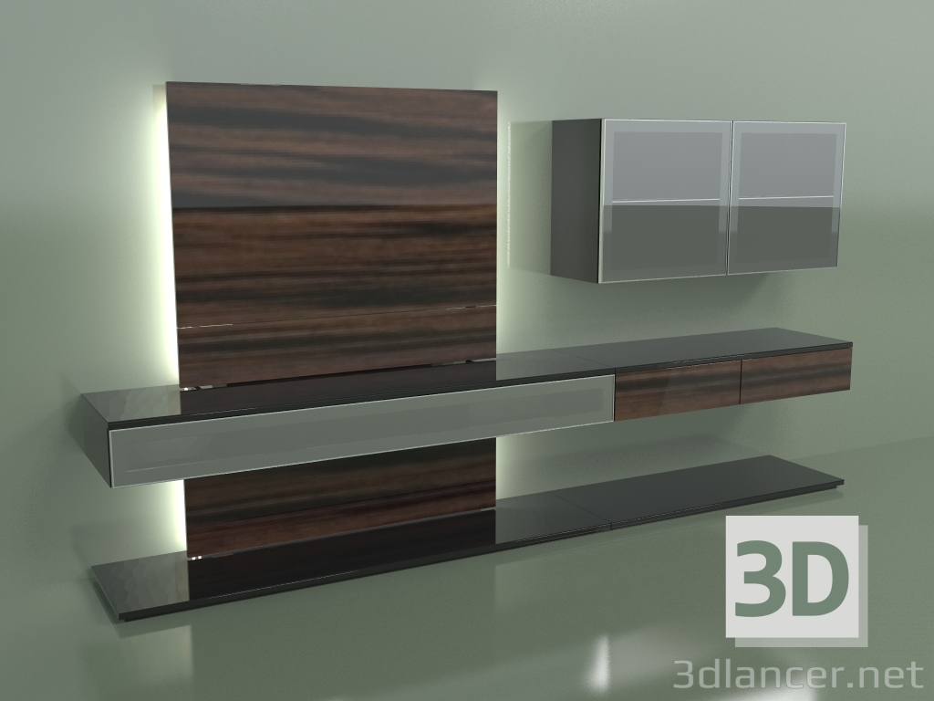 3D Modell TV-Panel (1) - Vorschau