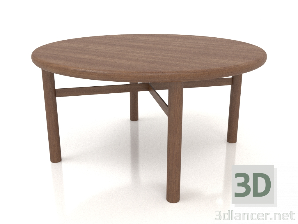 3 डी मॉडल कॉफी टेबल (गोलाकार छोर) जेटी 031 (डी = 800x400, लकड़ी की भूरी रोशनी) - पूर्वावलोकन