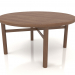 3d model Coffee table (rounded end) JT 031 (D=800x400, wood brown light) - preview