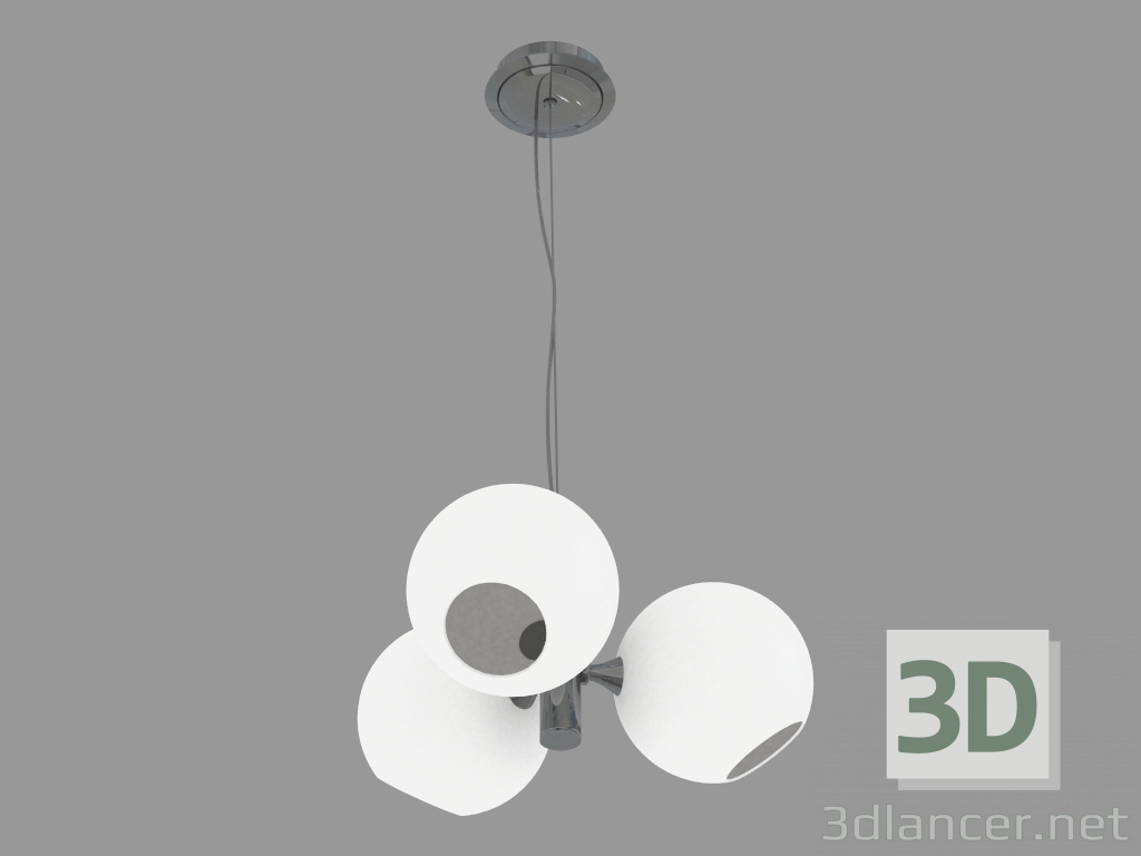 modèle 3D Lustre Bolle (2332-3P) - preview