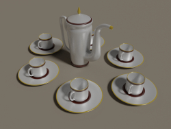 Kaffeekanne für sechs Personen