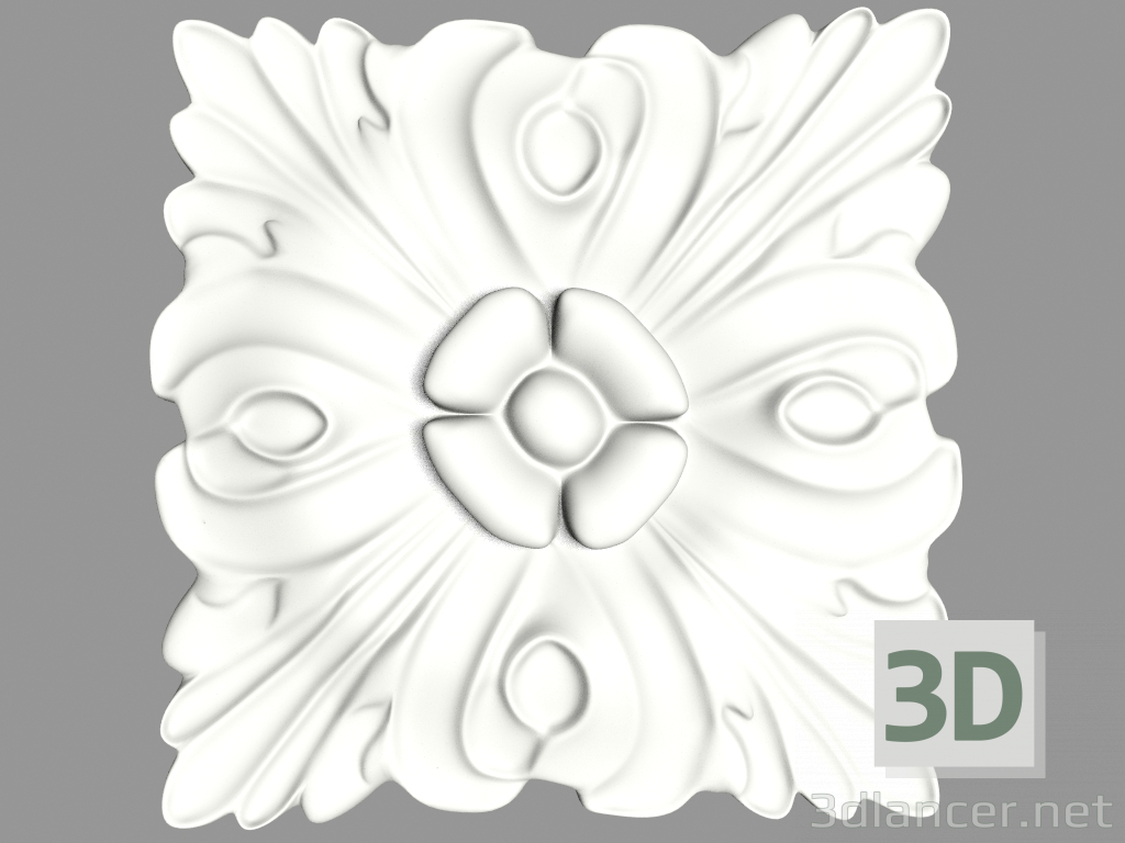 modèle 3D Décoration murale (F64) - preview
