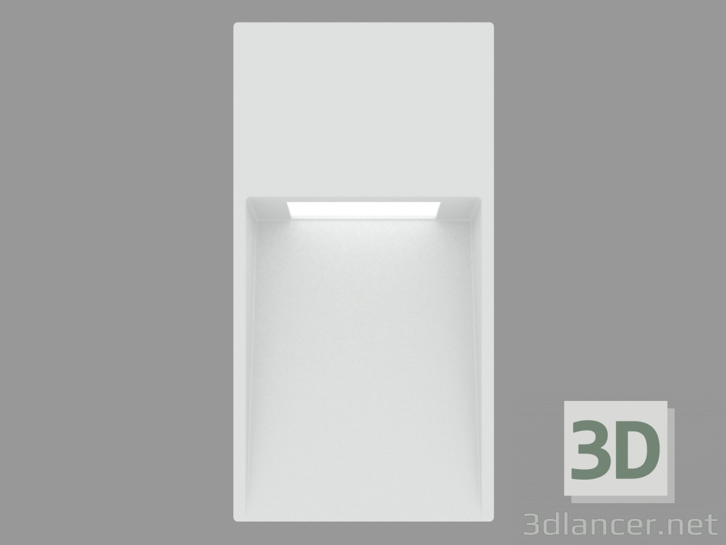 3D modeli Duvar gömme aydınlatma armatürü MINISKILL VERTICAL (S6230N) - önizleme