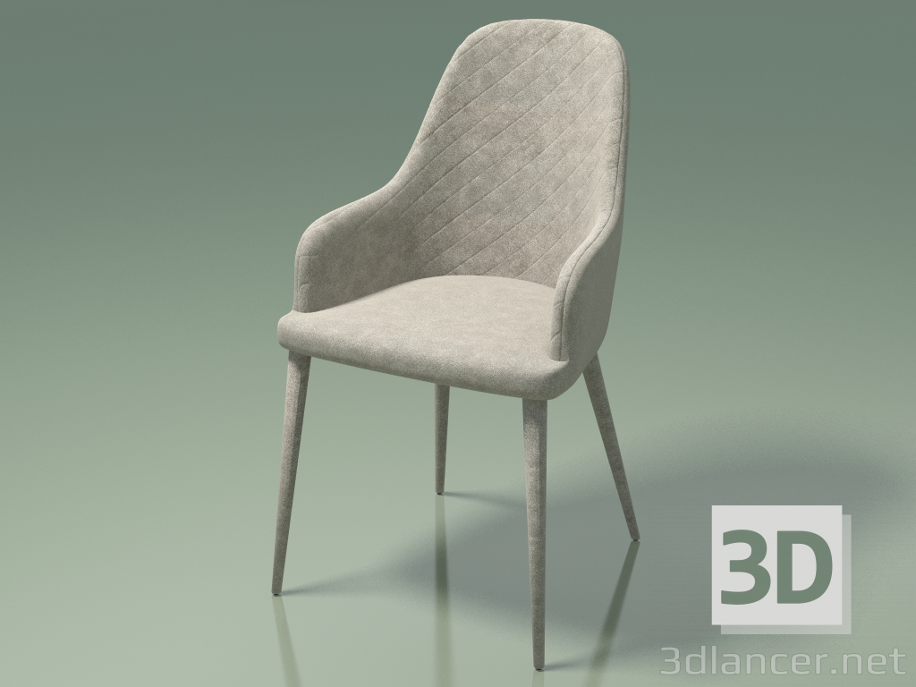 3 डी मॉडल भोजन कुर्सी एलिजाबेथ (111030, बेज) - पूर्वावलोकन