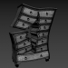 3d model Chest of drawers for clothes - Chest of drawers - preview