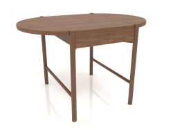 डाइनिंग टेबल डीटी 09 (1200x820x754, लकड़ी की भूरी रोशनी)