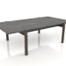 modello 3D Tavolino Eugene (Cemento scuro, Rovere scuro) - anteprima