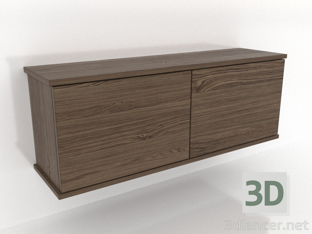 3D modeli RAF 1000 mm askılı raf (açık dişbudak ceviz) - önizleme 3D modeli RAF 1000 mm askılı raf (açık dişbudak ceviz) - önizleme