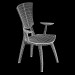 Gran sillón de lirio 3D modelo Compro - render