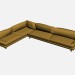 modello 3D Angolo divano Super roy angolare 1 - anteprima