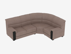 Canapé d'angle modulaire
