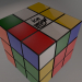 3d Rubik's Cube 3x3 model buy - render