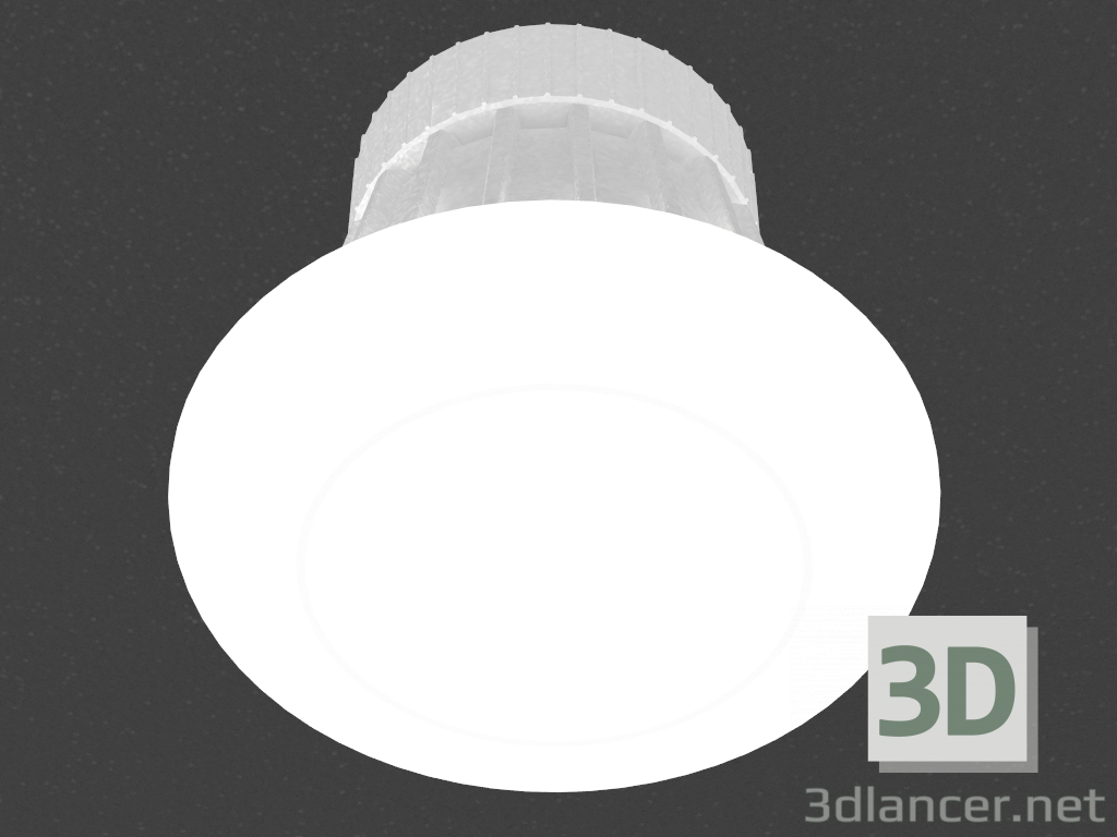 Modelo 3d Recesso luminária LED (DL18731_7W-White_R_Dim) - preview
