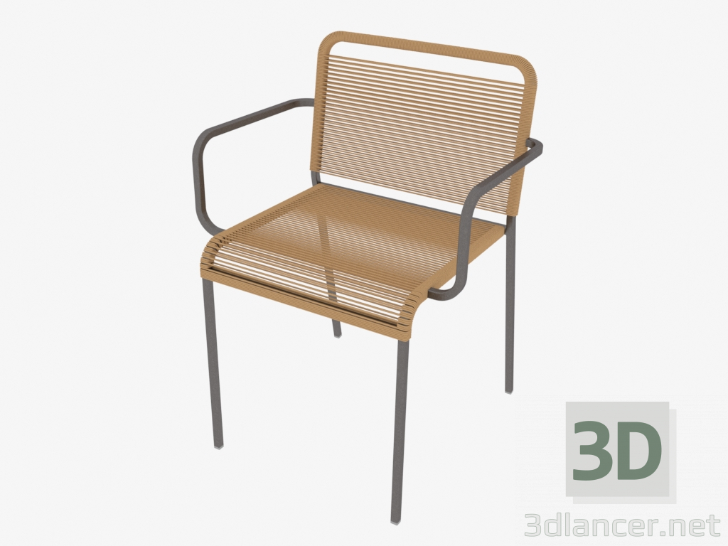 3D modeli Açık sandalye ARIA (S43) - önizleme