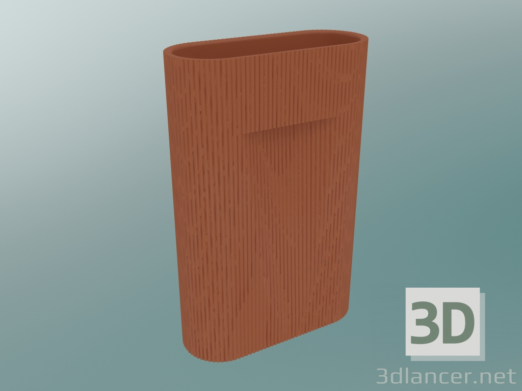 3D modeli Vazo Sırtı (H 35 cm, Pişmiş Toprak) - önizleme