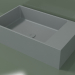 3D modeli Tezgah üstü lavabo (01UN31102, Silver Grey C35, L 60, P 36, H 16 cm) - önizleme
