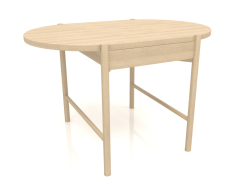 डाइनिंग टेबल डीटी 09 (1200x820x754, लकड़ी सफेद)