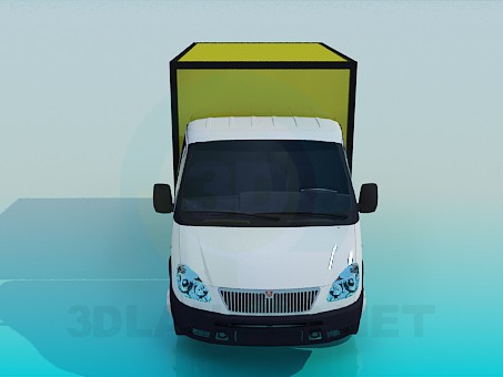 3d model Gazel - preview 3d model Gazel - preview